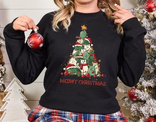 Meowy Christmas Sweatshirt