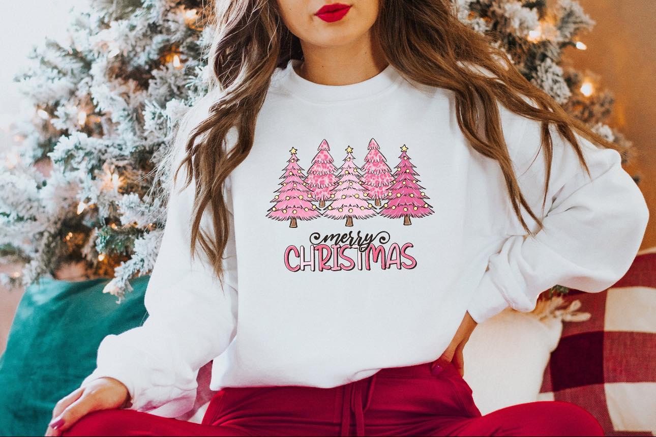 Merry Christmas Tree Sweatshirt