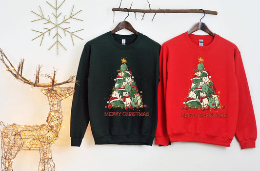 Meowy Christmas Sweatshirt