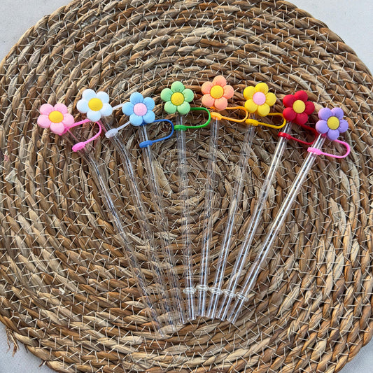 Flower Straw Topper