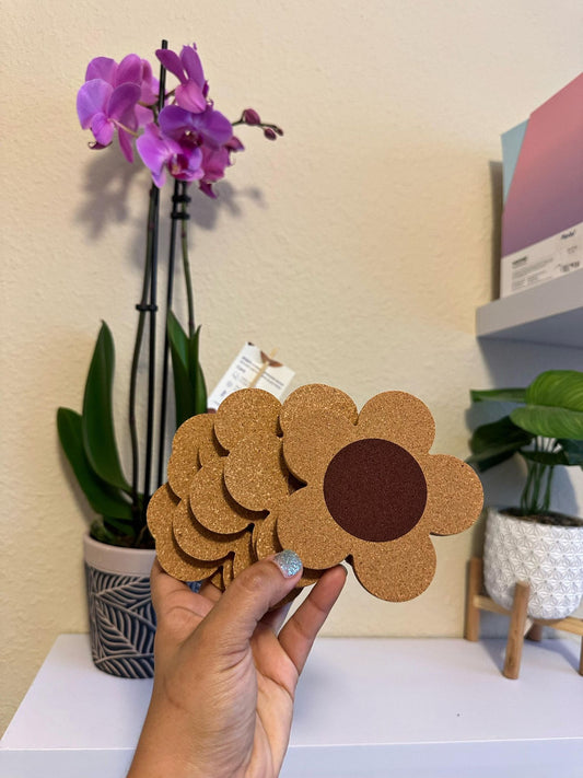 Daisy Cork Coasters