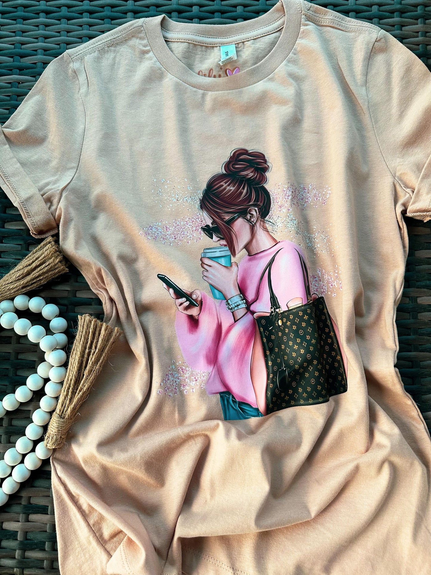 Girl with Purse T- Shirt